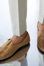 Load image into Gallery viewer, Silver & Gold Zari Sherwani Set