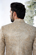 Load image into Gallery viewer, Silver & Gold Zari Sherwani Set