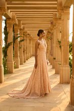 Load image into Gallery viewer, Peach Trail Gown