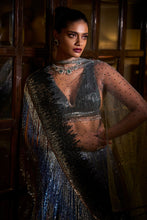 Load image into Gallery viewer, Multi-Coloured Metallic Sequin Lehenga Set
