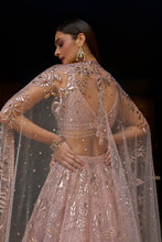 Load image into Gallery viewer, Metallic Rose Gold Lehenga Set