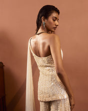 Load image into Gallery viewer, One Shoulder Sharara Set