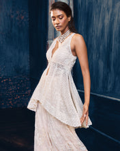 Load image into Gallery viewer, Powder Pink High Low Sharara Set