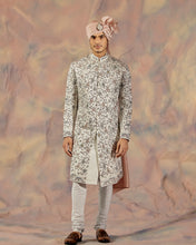 Load image into Gallery viewer, Silver Lining Sherwani Set