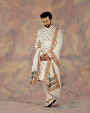Load image into Gallery viewer, Ivory In Malaga Sherwani Set