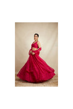 Load image into Gallery viewer, Hot Pink Thread Work Lehenga Set