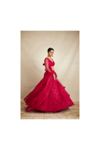 Load image into Gallery viewer, Hot Pink Thread Work Lehenga Set