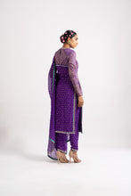 Load image into Gallery viewer, Purple Multi Embroidery Round Neck Kurta Set