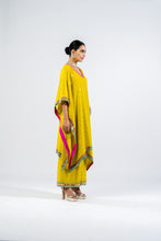 Load image into Gallery viewer, MOSS GREEN KAFTAN SET