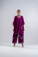 Load image into Gallery viewer, POP WINE KAFTAN SET.