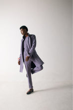 Load image into Gallery viewer, English Purple Overcoat Set