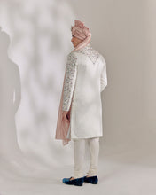Load image into Gallery viewer, White Vine Sherwani Set