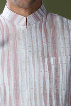 Load image into Gallery viewer, Powder Pink Embroidered Kurta-Jacket Set
