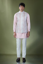 Load image into Gallery viewer, Powder Pink Embroidered Kurta-Jacket Set
