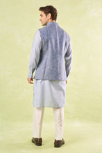 Load image into Gallery viewer, Blue Tweed Textured Jacket
