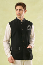 Load image into Gallery viewer, Black Pipen Jacket
