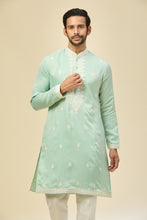 Load image into Gallery viewer, Mint Blue Embroidered Kurta Set
