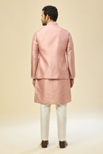 Load image into Gallery viewer, Mauve Pink Embroidered Kurta-Jacket Set
