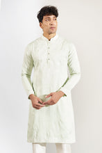 Load image into Gallery viewer, Pista Green Embroidered Kurta Set
