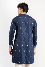 Load image into Gallery viewer, Royal Blue Embroidered Kurta Set
