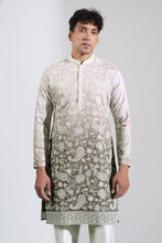 Load image into Gallery viewer, Green Ombre Embroidered Kurta Set
