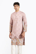 Load image into Gallery viewer, Mauve Embroidered Kurta Set
