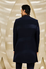 Load image into Gallery viewer, Blue Reverie Indowestern Set
