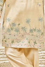 Load image into Gallery viewer, Beige Tropica Waistcoat Set
