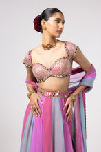 Load image into Gallery viewer, AQUA LEHENGA PANTS SET
