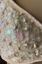 Load image into Gallery viewer, Beige Sequin work lehenga set
