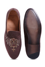 Load image into Gallery viewer, Luxe Crowned Elegance Slip-ons
