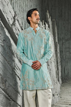 Load image into Gallery viewer, Turquoise Edit Festive Kurta Set
