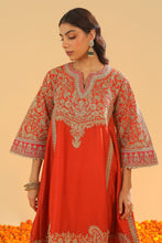 Load image into Gallery viewer, Irha - Short Chauga with Khada Dupatta
