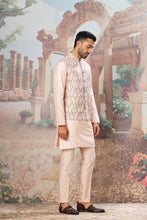 Load image into Gallery viewer, Blush Petal Resham Embroidered Kurta Bundi Set
