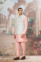 Load image into Gallery viewer, Spring Dawn Embroidered Kurta Bundi Set
