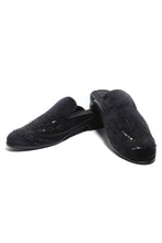 Load image into Gallery viewer, Noir Elegance Symmetry Mules
