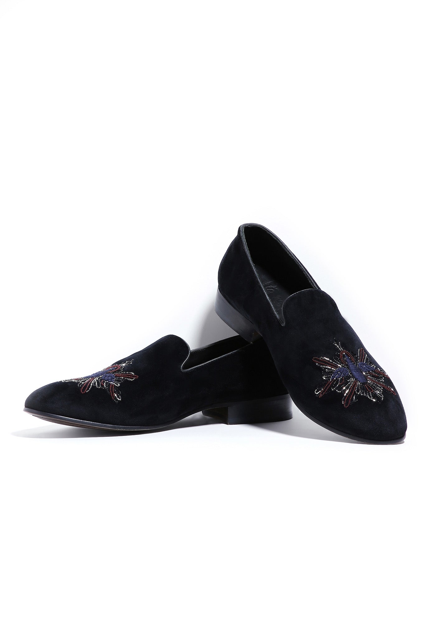 Midnight Crest Velvet Mojdis