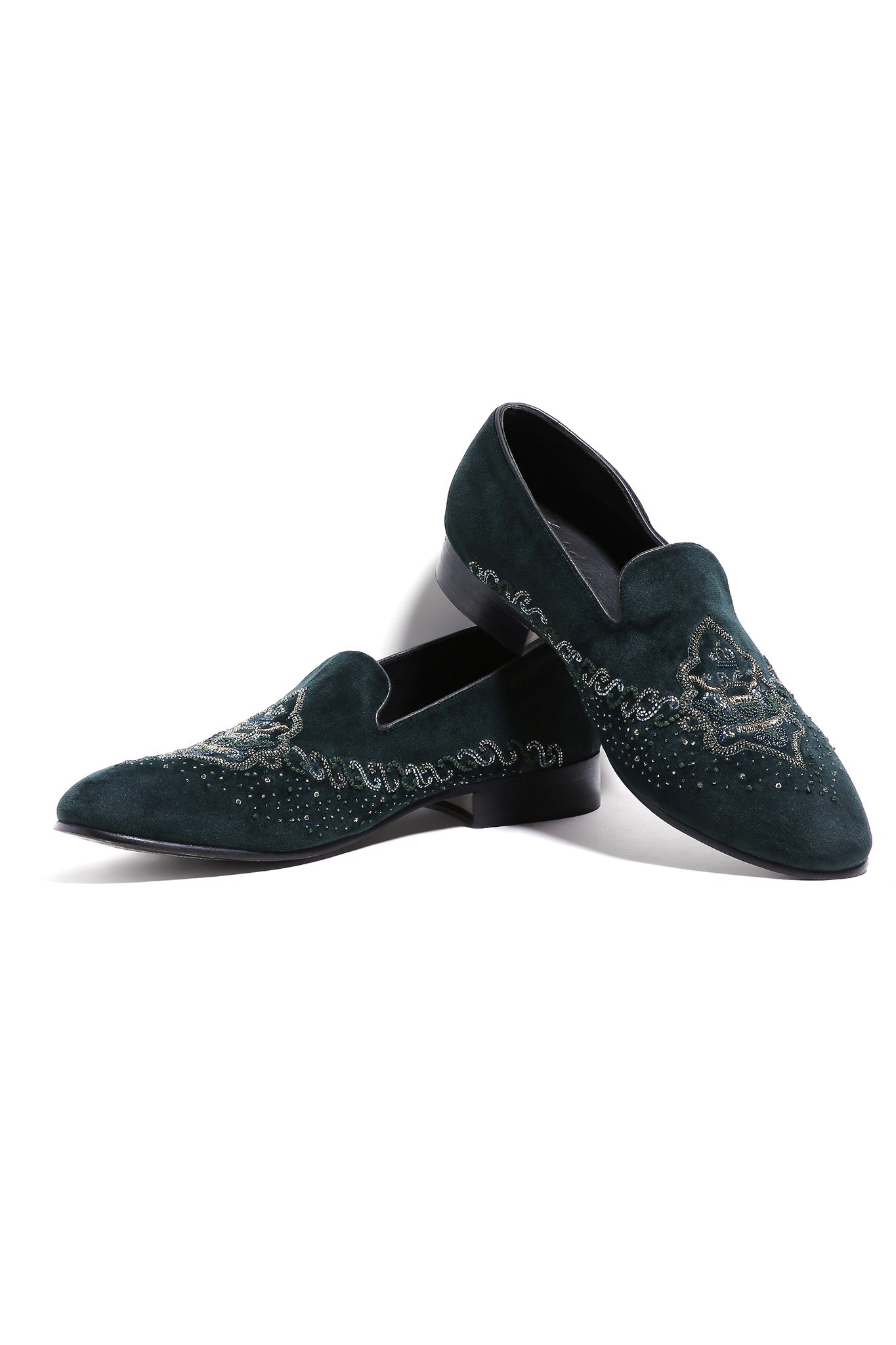 Regal Emerald Emblem Slip-Ons