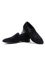 Load image into Gallery viewer, Noir Opulence Slip-Ons
