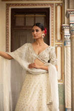 Load image into Gallery viewer, Ivory lehenga set
