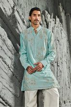 Load image into Gallery viewer, Turquoise Edit Festive Kurta Set
