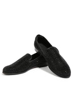 Load image into Gallery viewer, Midnight Matinee Velvet Embroidered Shoes
