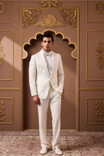 Load image into Gallery viewer, IVORY TUXEDO  JACKET AND PANT
