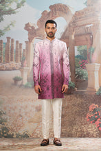 Load image into Gallery viewer, Lavender Ombre Embroidered Indo-Western Set
