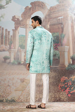 Load image into Gallery viewer, Sage Blossom Hand Embroidered Kurta Set
