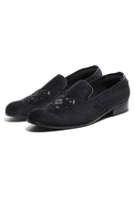 Load image into Gallery viewer, Midnight Luxe Velvet Slip-Ons
