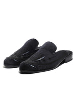 Load image into Gallery viewer, Noir Elegance Symmetry Mules
