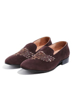 Load image into Gallery viewer, Luxe Crowned Elegance Slip-ons
