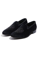 Load image into Gallery viewer, Noir Opulence Slip-Ons
