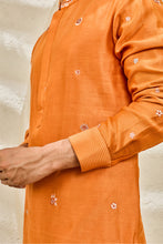 Load image into Gallery viewer, Burnt Orange Bloom Waistcoat Set
